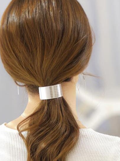 Alloy Minimalist Geometric Hair Barrette