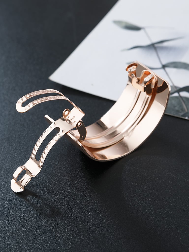 Alloy Minimalist Geometric Hair Barrette