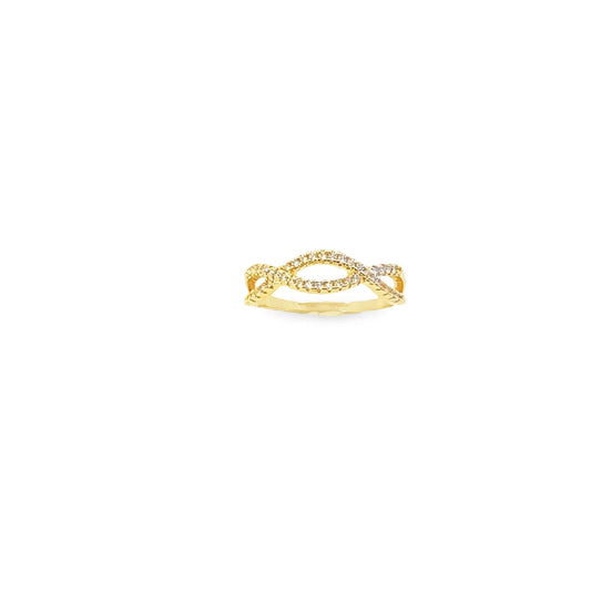 CZ Infinity Ring